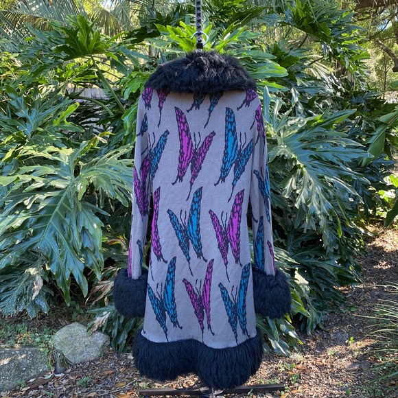 Betsey Johnson Black and Purple Cardigan - Picture 4 of 16